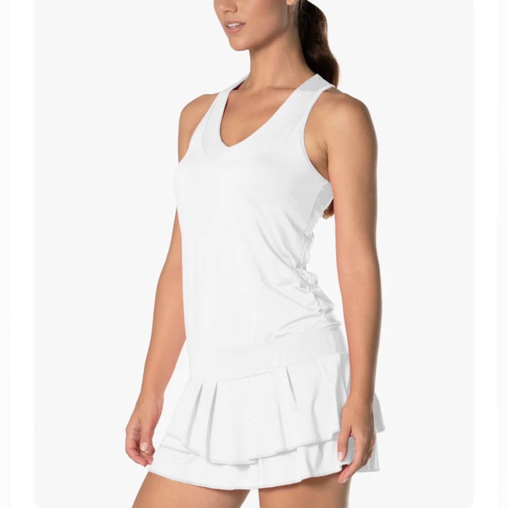 Lucky in love - white tennis dress